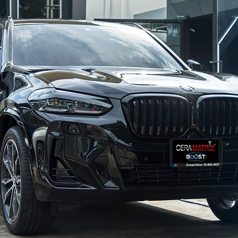 BMW X3 20d M Sport ดำขลับ...เท่ถึงใจ! สปอร์ต โฉบเฉี่ยวเลือกติดฟิล์มเซรามิคแท้ 100%สุดหรูให้เข้มถึงใจอย่าง Lamina Digital Ceramatrix Boost ฟิล์มเซรามิคแท้ 100% เนื้อฟิล์มอณูโลหะเกรดพิเศษ ติดตั้งรอบคัน L15 Digital Ceramatrix (60%) 