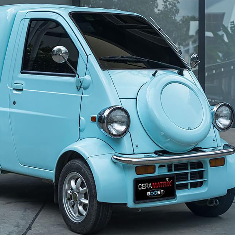 Daihatsu Midget รถบรรทุกขนาดเล็กสุดคลาสสิก เสริมความหล่อ ให้สะกดทุกสายตามากขึ้นด้วย Lamina Digital Ceramatrix Boost ฟิล์มเซรามิคแท้ 100% เนื้อฟิล์มอณูโลหะเกรดพิเศษ บานหน้าและรอบคัน L15 Digital Ceramatrix (60%) 