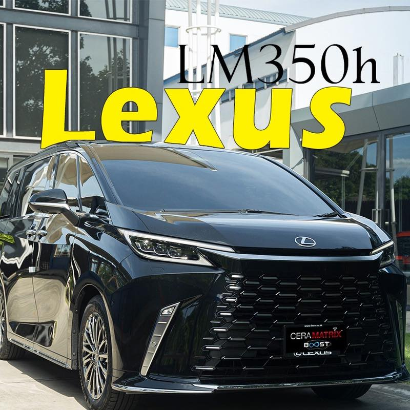 Lexus LM350h รถอเนกประสงค์ส่วนบุคคล สุดหรู เข้ามาเพิ่มความเป็นส่วนตัวกับ Lamina Digital Ceramatrix Boost คันนี้เข้ามาติดตั้ง รอบคัน L15 Digital Ceramatrix (60%) ราคาติดตั้งมาตรฐาน (ไม่รวมซันรูฟ) 38,500.-*  