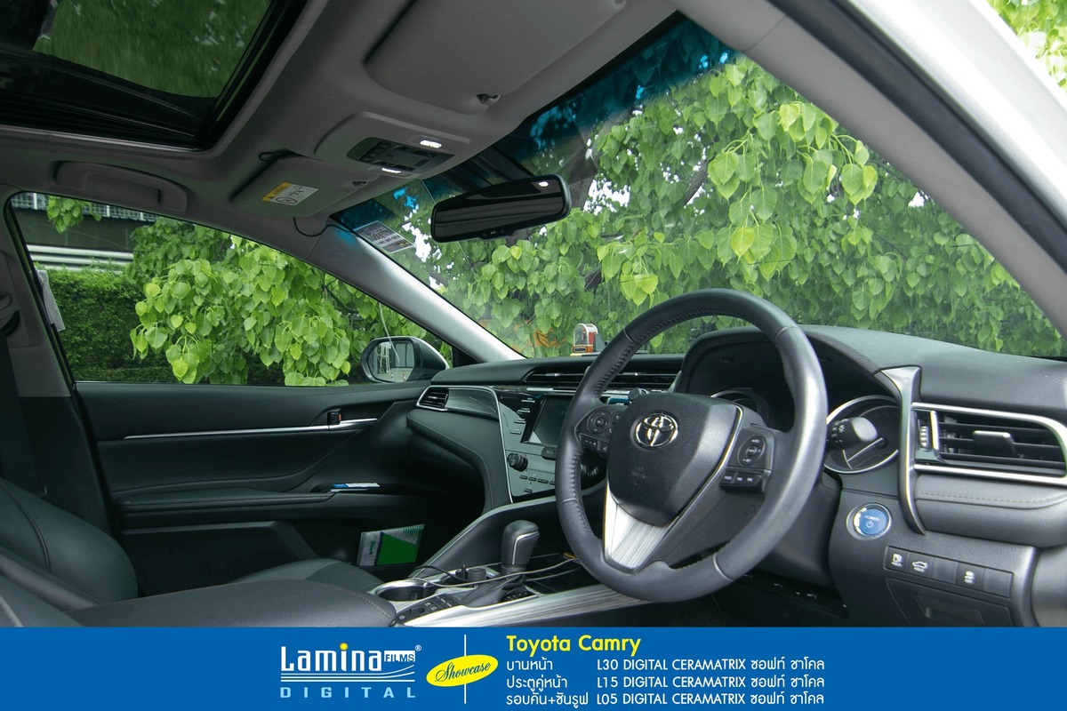 ฟิล์มเซรามิค lamina ceramatrix Toyota Camry 7