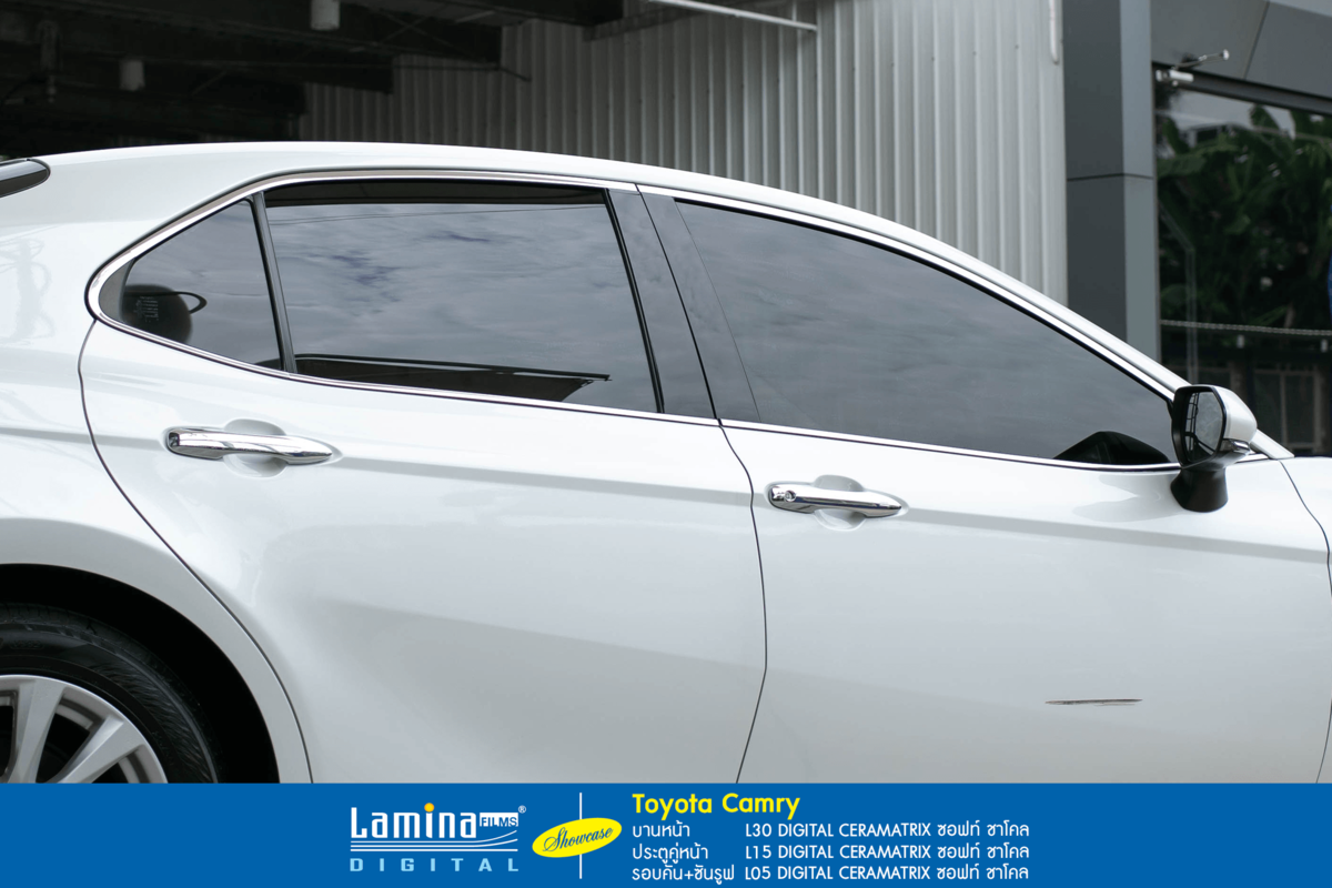 ฟิล์มเซรามิค lamina ceramatrix Toyota Camry 4